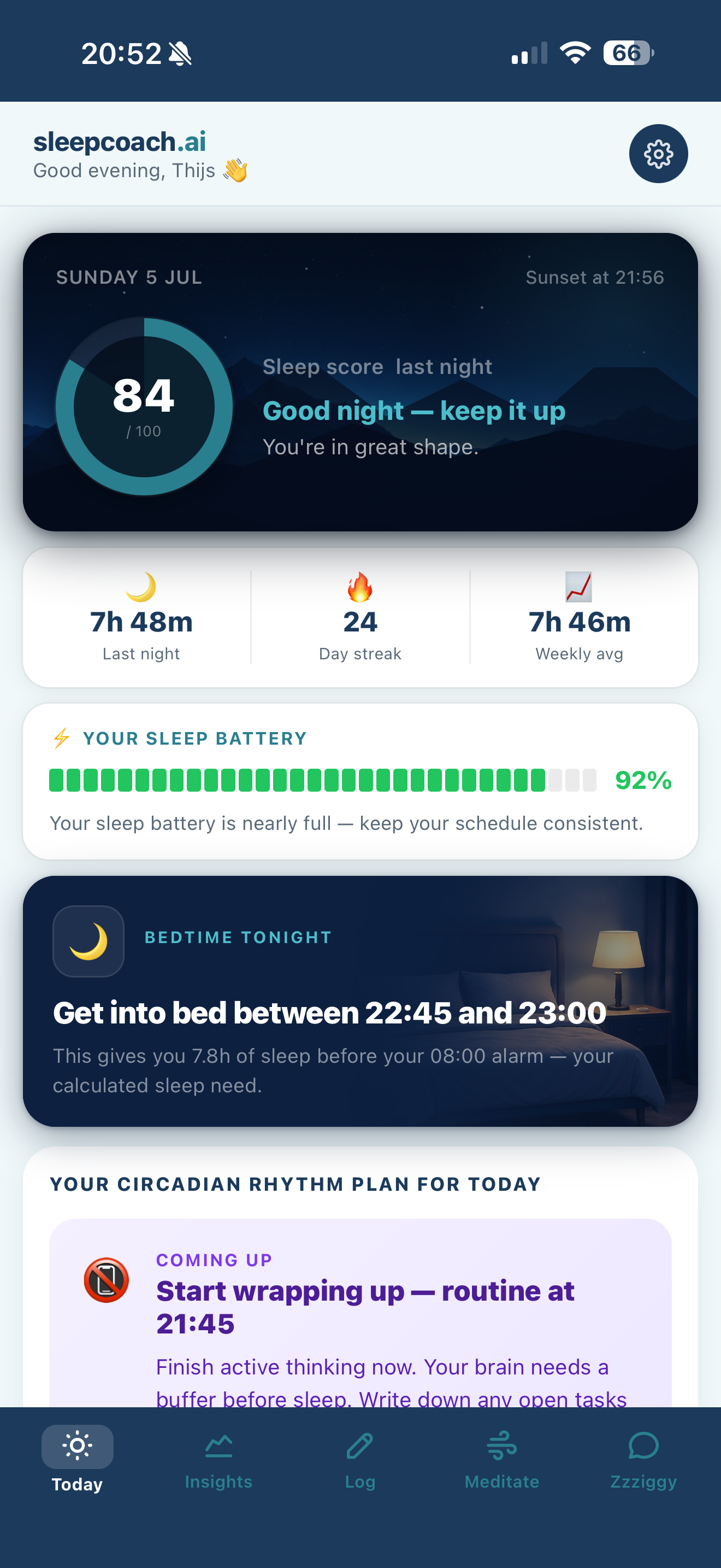 sleepcoach.ai app